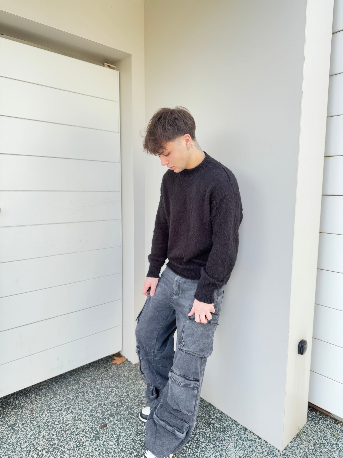 Maglione semplice black
