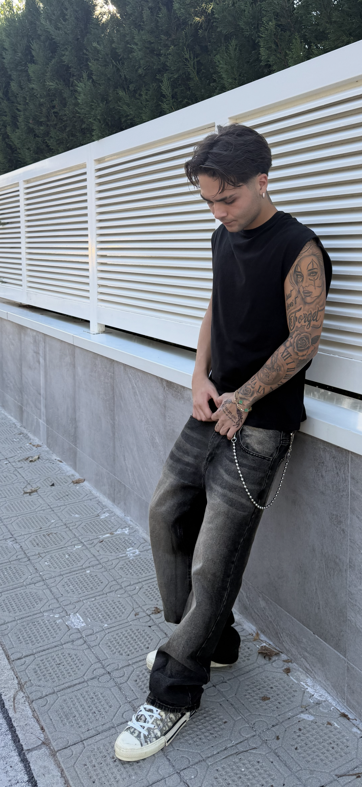Jeans desert slavato