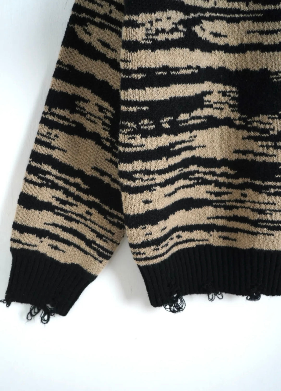 MAGLIONE KANSAS BEIGE/BLACK