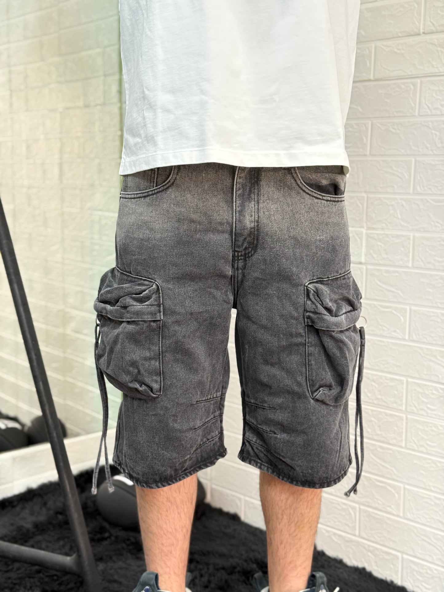 Jeans cargo sfumato