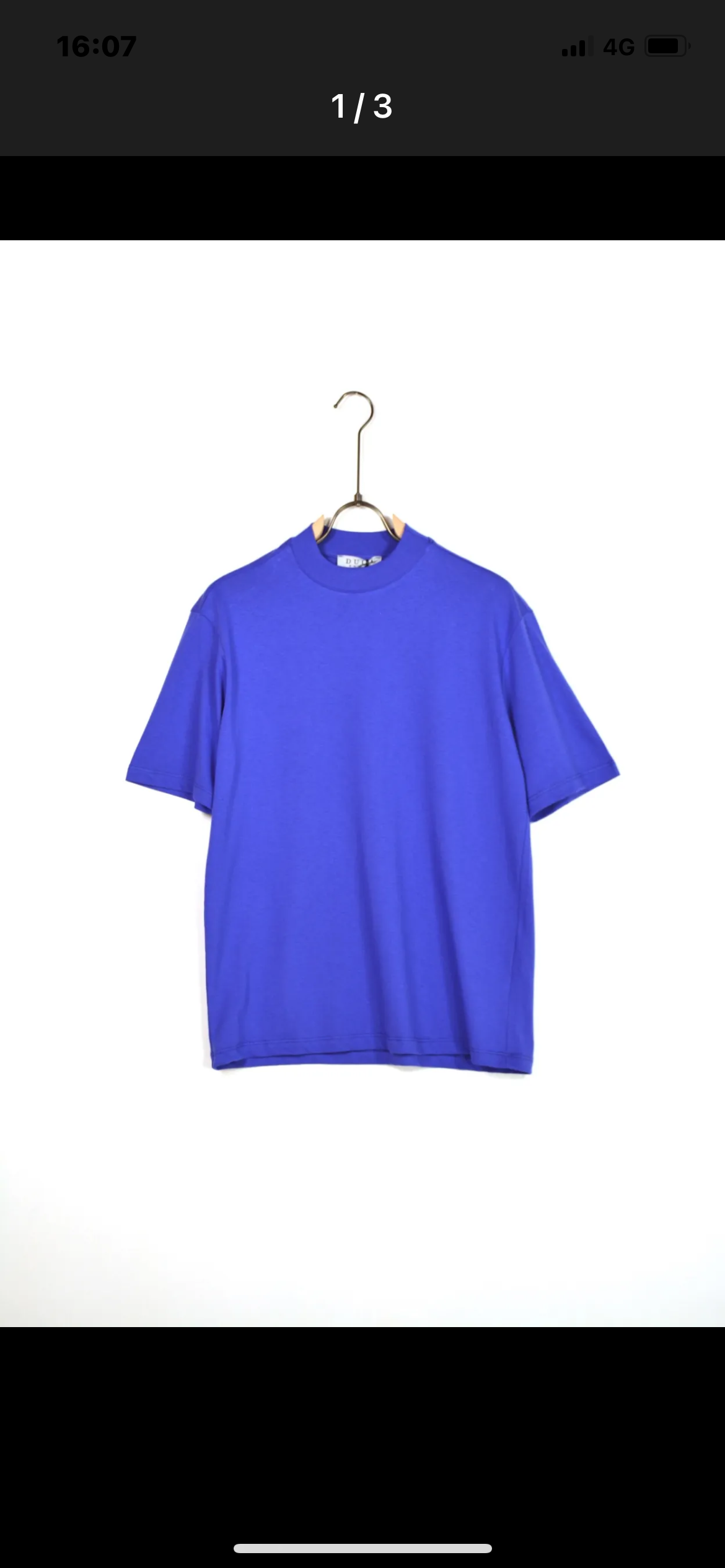 T shirt girocollo royal