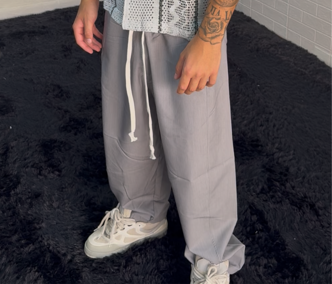 Pantalone relax grey