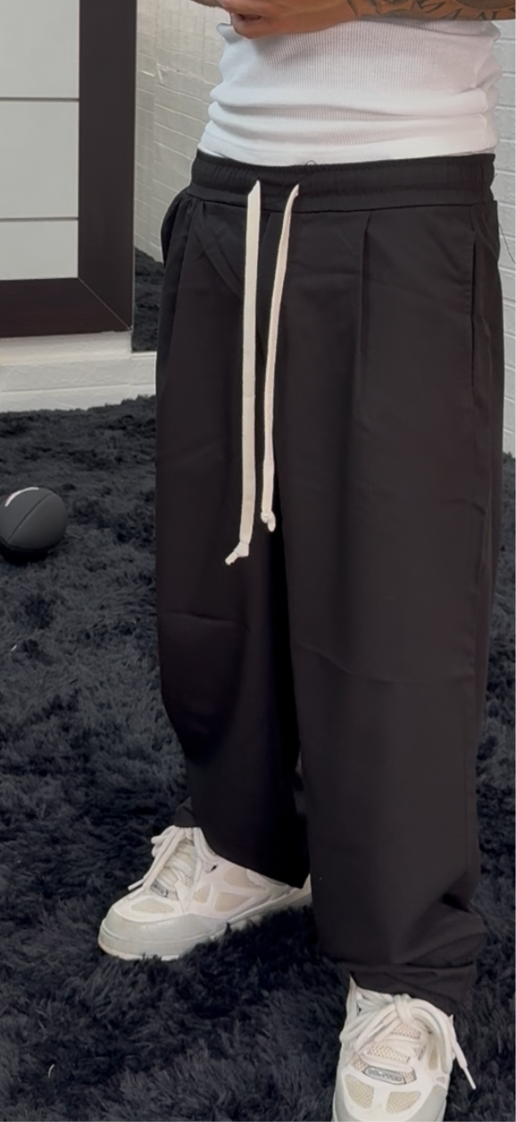 Pantalone relax black