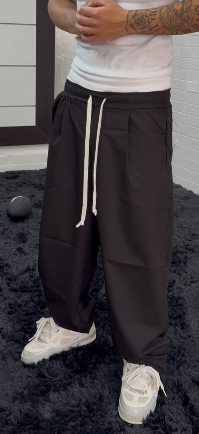 Pantalone relax black