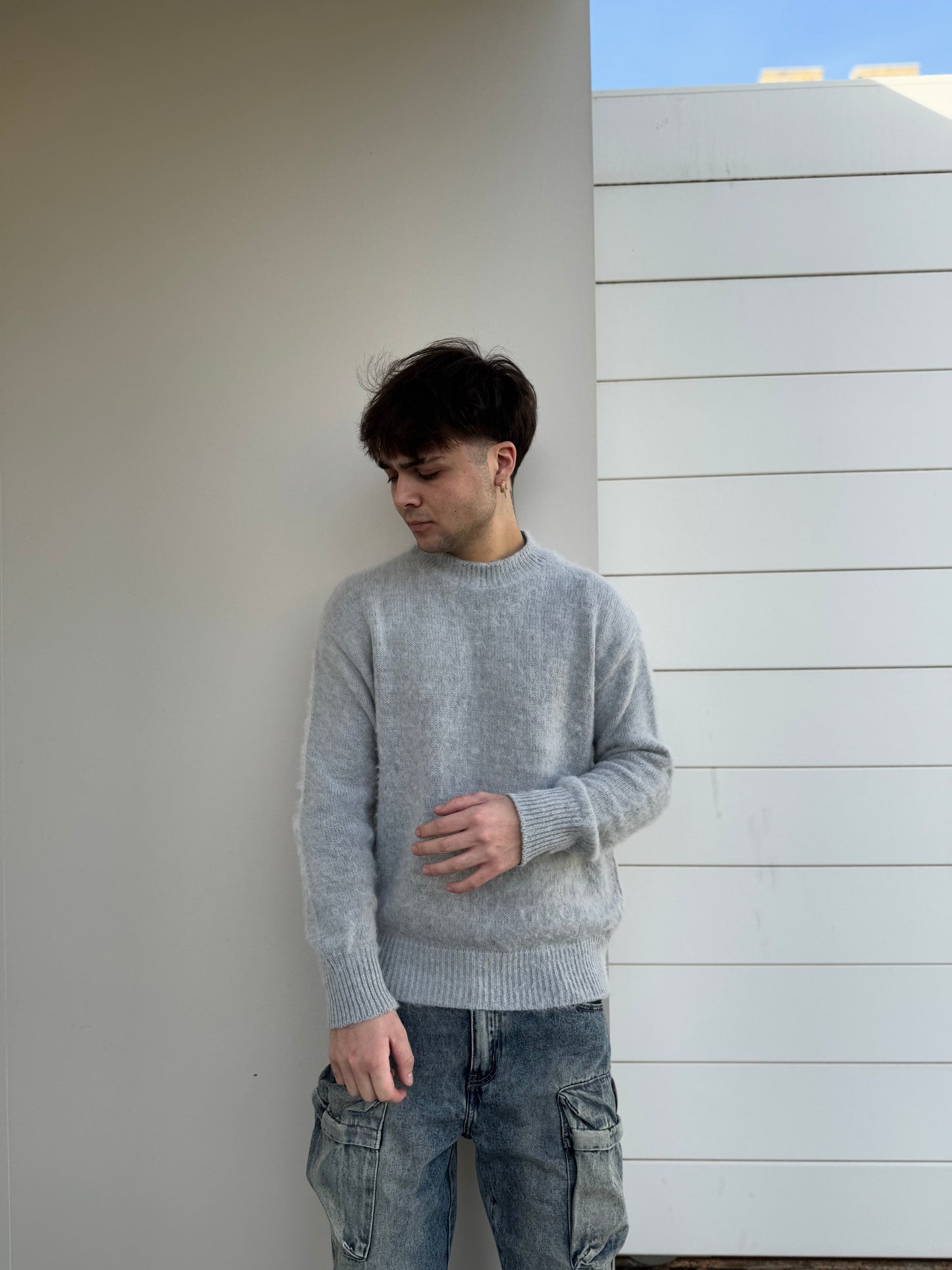 Maglione semplice Grey