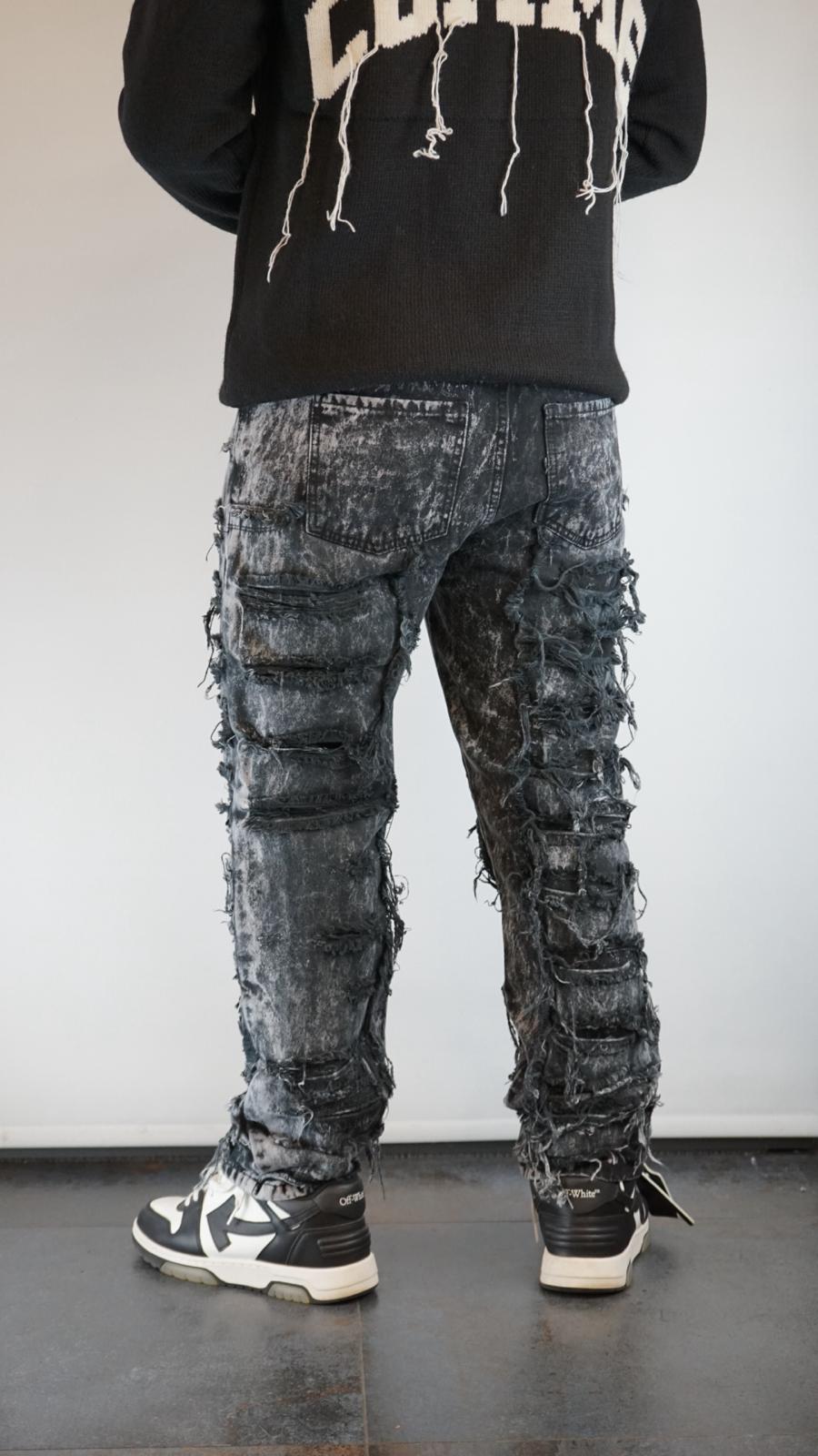 JEANS GRAY/BLACK