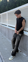 Jeans desert slavato