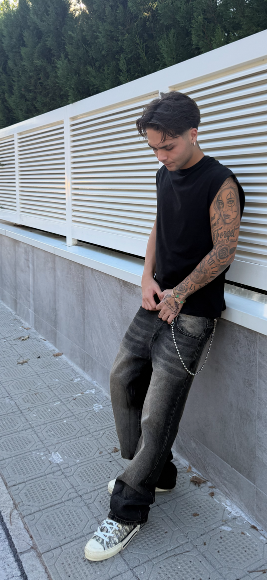 Jeans desert slavato