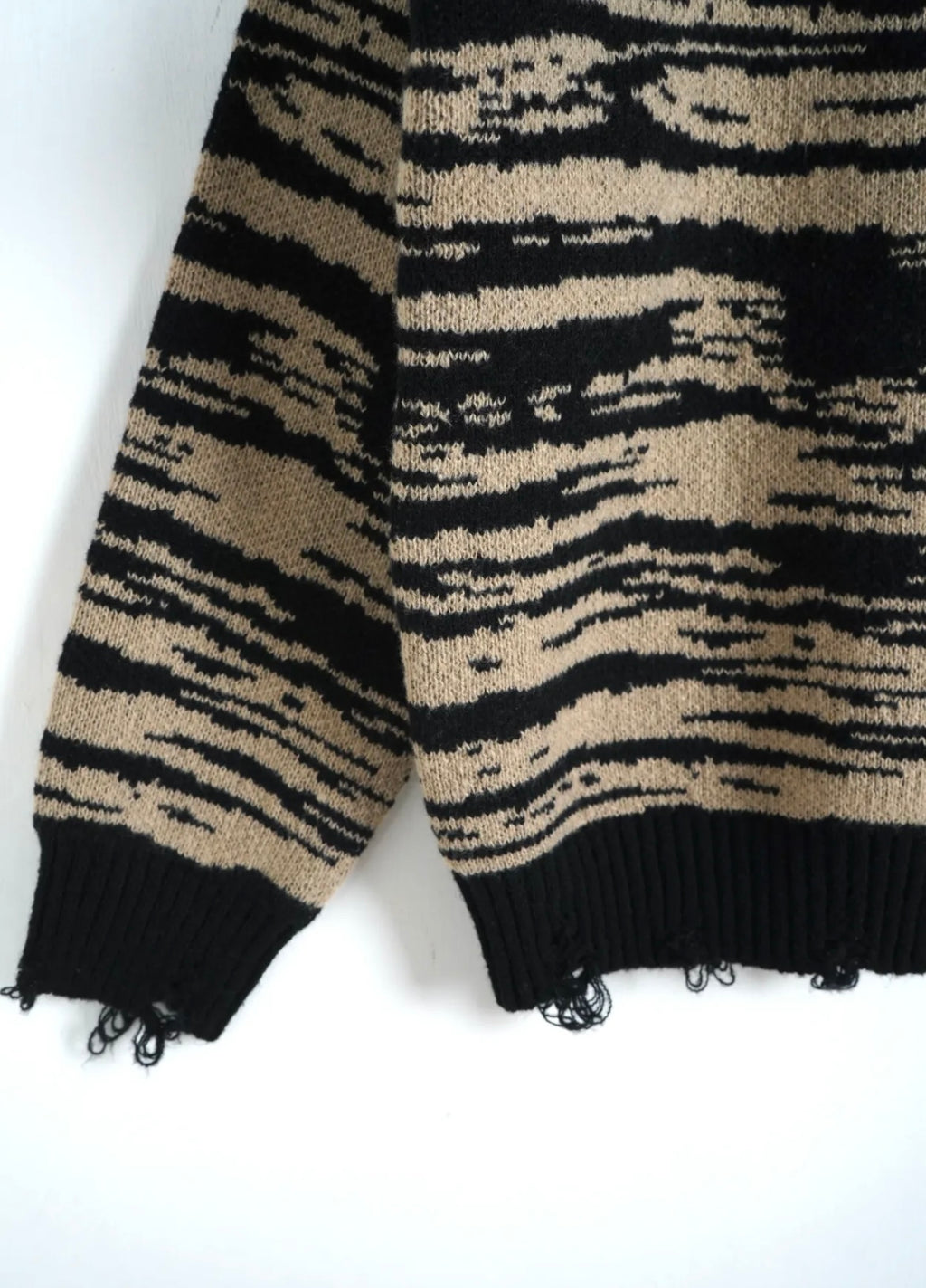 MAGLIONE KANSAS BEIGE/BLACK